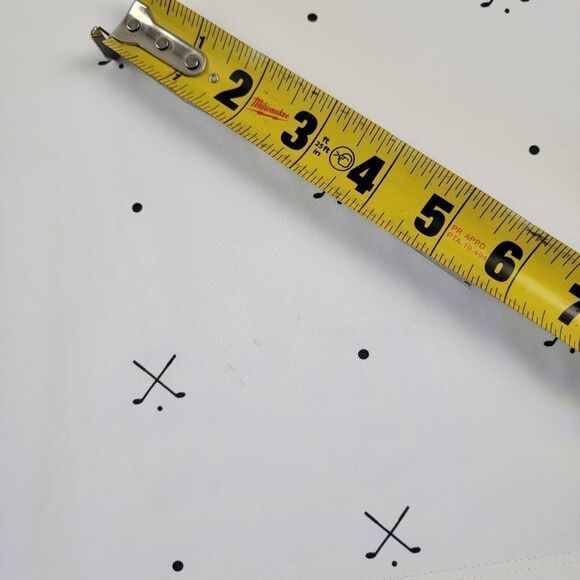 Nike Golf Polo Mens Large White Vapor Print Performance Dri Fit Short Sleeve - Picture 3 of 11